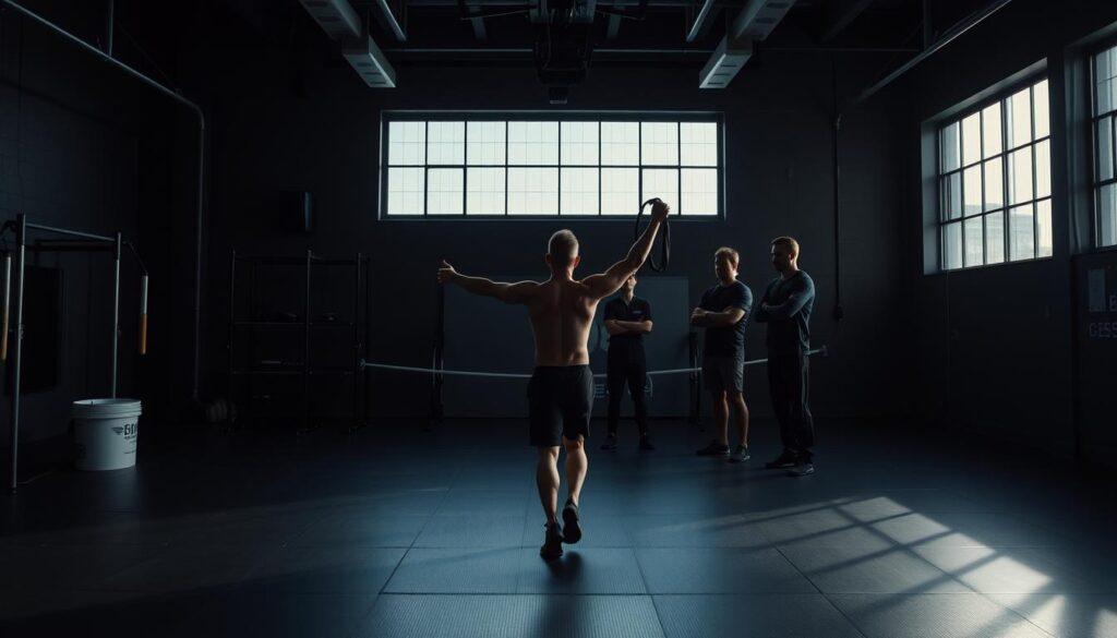 A dimly lit fitness studio, the air heavy with the scent of determination. In the center, a pilot undergoes a comprehensive movement assessment, their body in graceful motion as they execute a series of controlled exercises. Overhead, a camera captures their every move, tracking their form and efficiency. Surrounding them, a team of experts analyzes the data, assessing the pilot's strengths, weaknesses, and potential for improvement. The scene is one of precision, focus, and a relentless pursuit of excellence - the keys to unlocking the full potential of the modern aviator. A dimly lit fitness studio, the air heavy with the scent of determination. In the center, a pilot undergoes a comprehensive movement assessment, their body in graceful motion as they execute a series of controlled exercises. Overhead, a camera captures their every move, tracking their form and efficiency. Surrounding them, a team of experts analyzes the data, assessing the pilot's strengths, weaknesses, and potential for improvement. The scene is one of precision, focus, and a relentless pursuit of excellence - the keys to unlocking the full potential of the modern aviator.