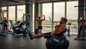 Core strengthening programs for flying professionals