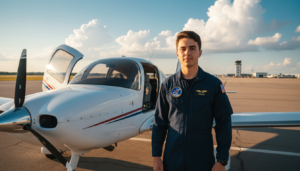 first solo flight