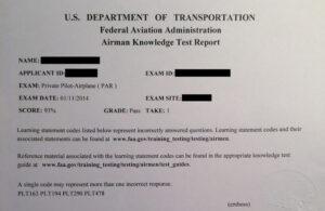 FAA written test