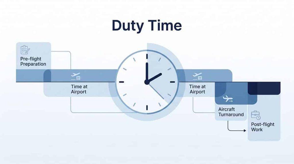 Airline reserve Pilot Duty Clock